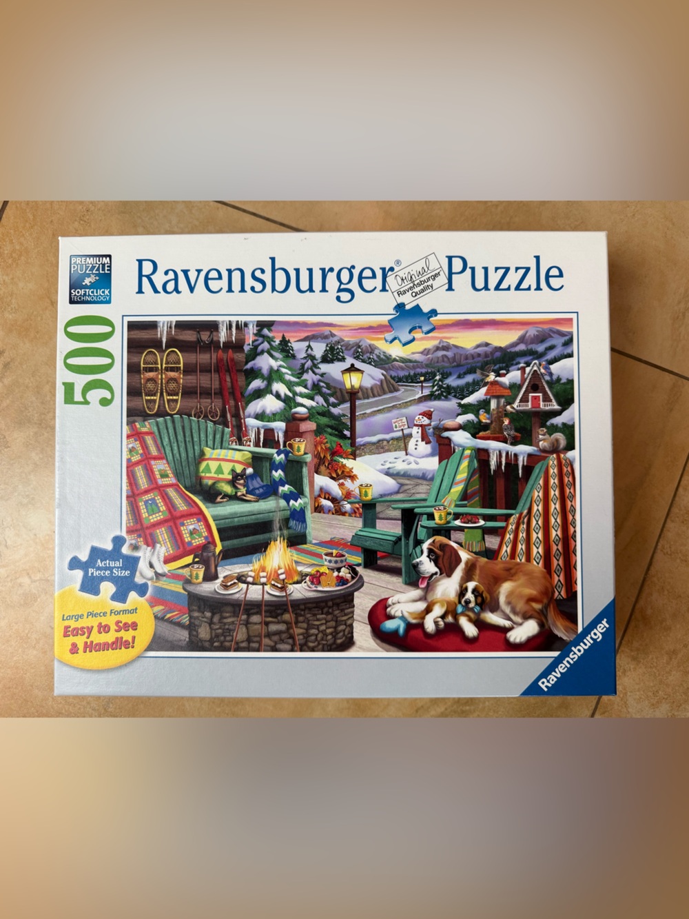 Ravensburger 500 Piece Jigsaw Puzzle Apres-Ski Verified No. 16 442 4